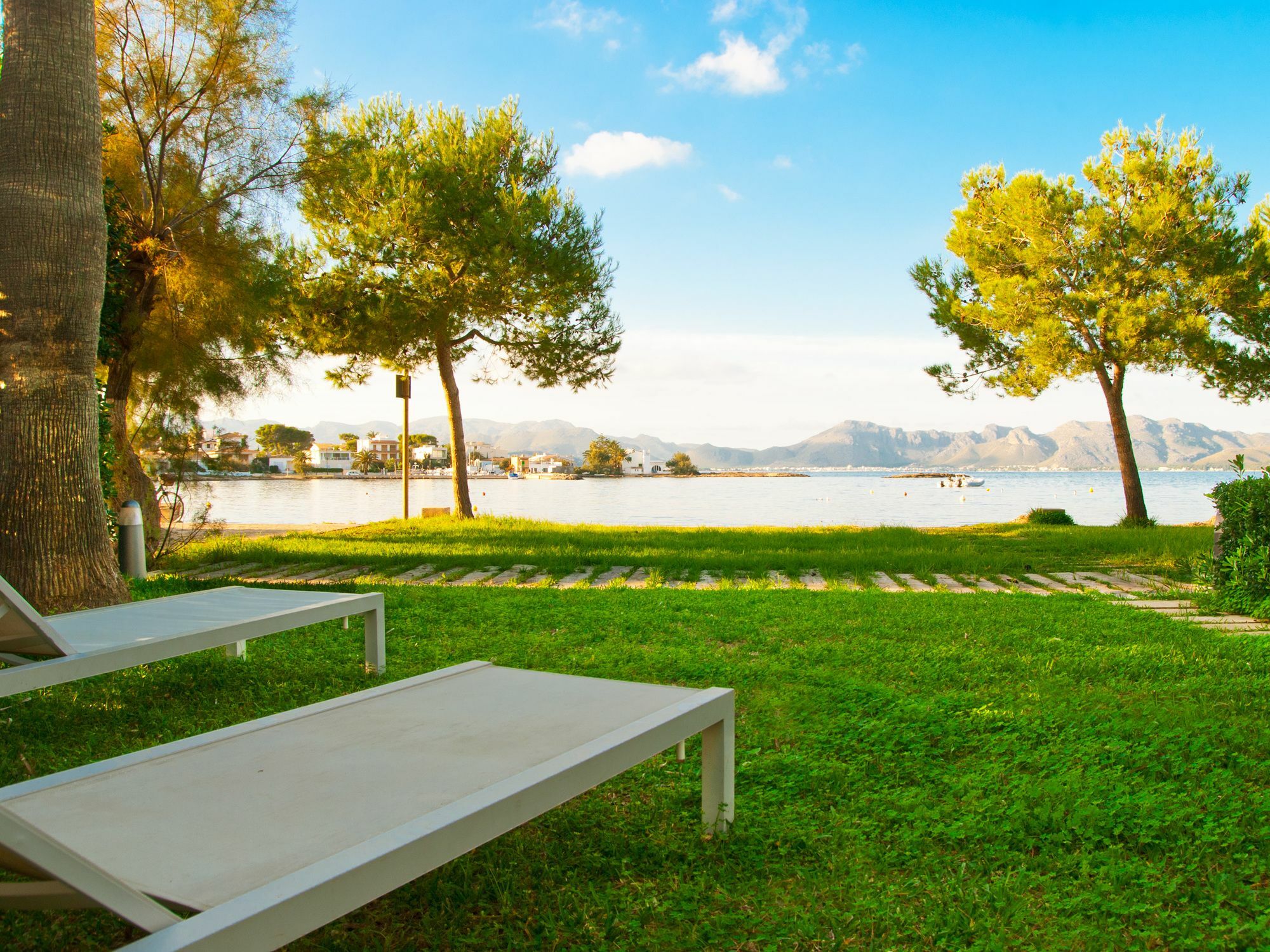 Villa Barcares Breeze, Frente A La Playa De Es Clot, Camp De Mar Алькудия Экстерьер фото